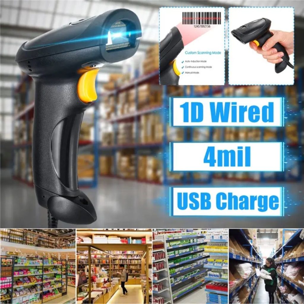 Andowl USB Laser Barcode Scanner – Q-SM3 – Multi Junction