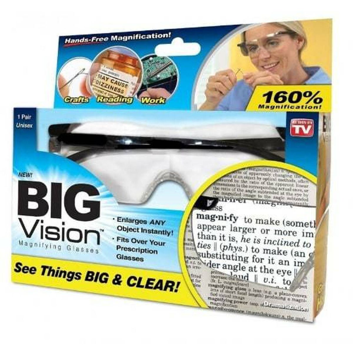 Multifunctional Big Vision Magnifying Glasses - Multi Junction