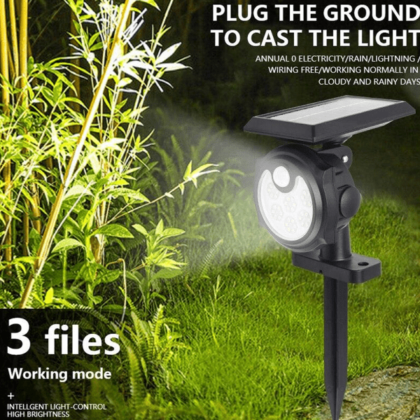 Aerbes Outdoor LED Waterproof Solar Light - AB-TA107 - Multi Junction