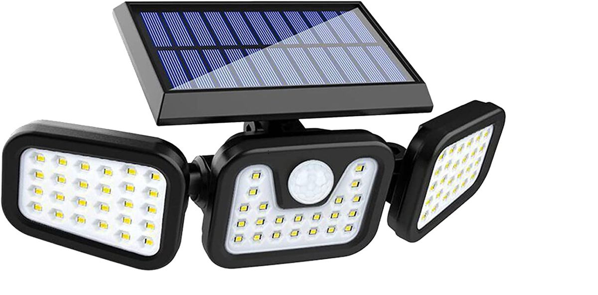 solar powered garden security lights