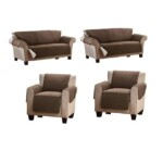 Protective Reversible Sofa Cover 2 x Double 2 x Single