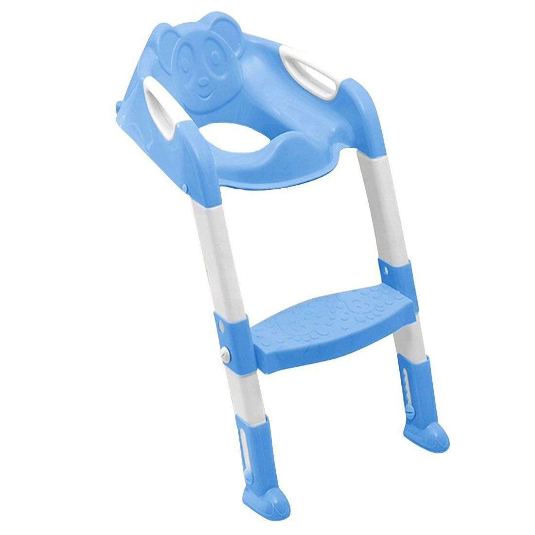 Foldable Kids Toilet Ladder Blue