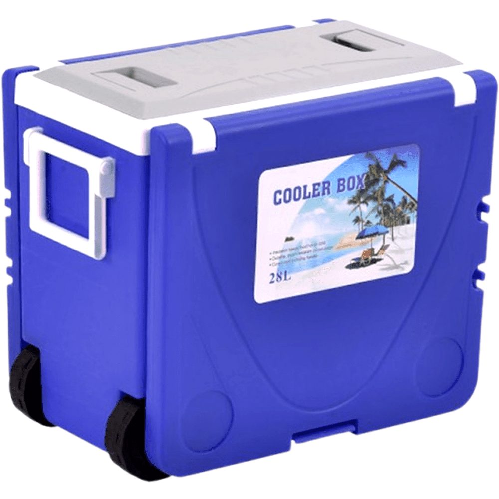 Cooler box with discount table and chairs