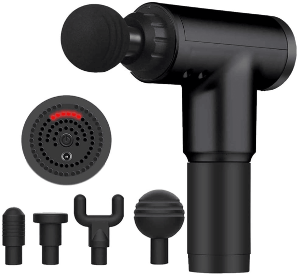 Deep Tissue Massage Gun with 4 Changeable Heads