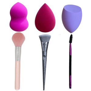 Makeup Brush And Beauty Blender Set of 6
