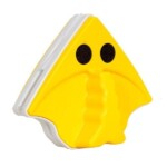 Double-Sided Magnetic Glass Cleaner Yellow