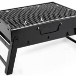 Portable Foldable Mini BBQ Braai Charcoal Grid Square Grill