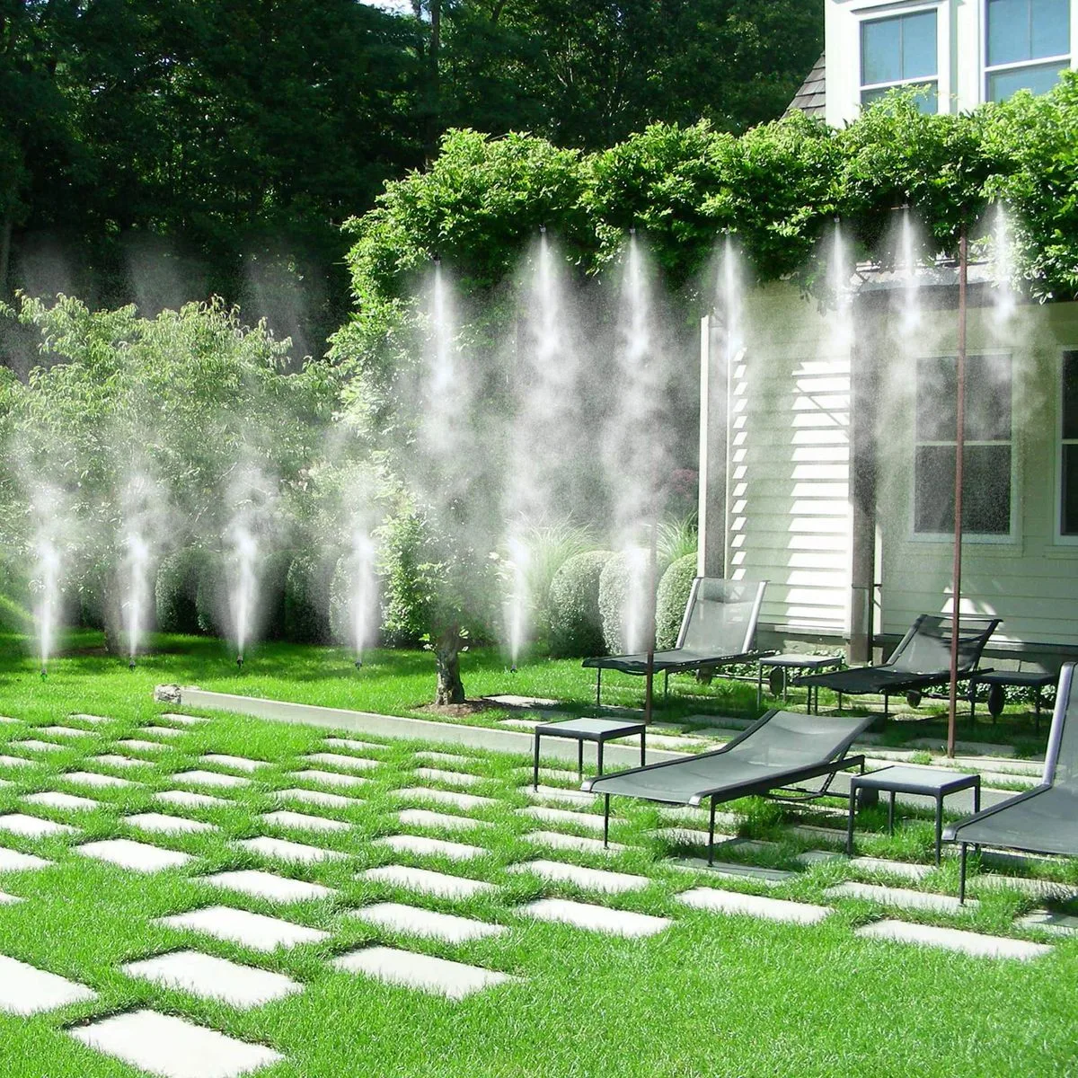 10m Multifunctional DIY Outdoor Patio Water Cooling Mist System - Image 2