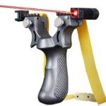 Professional Laser Site Slingshot with Scope Level