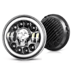 RGB 3D Skull Headlight 7 Inch