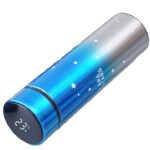 500ml Stainless Steel Smart Thermos Flask  Light Blue