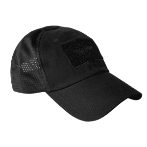 Black Tactical Cap With Velcro