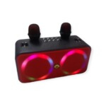 Portable Bluetooth Karaoke Speaker With Dual Microphones 20W