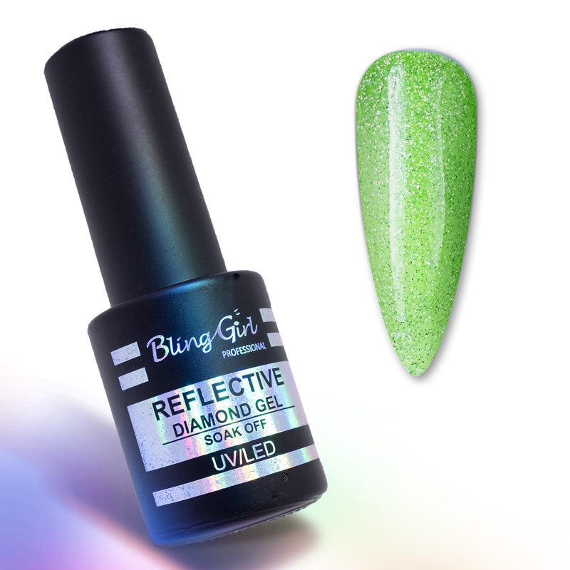 Bling Girl Reflective Diamond Gel Soak Off UV LED 10ml 018-8278
