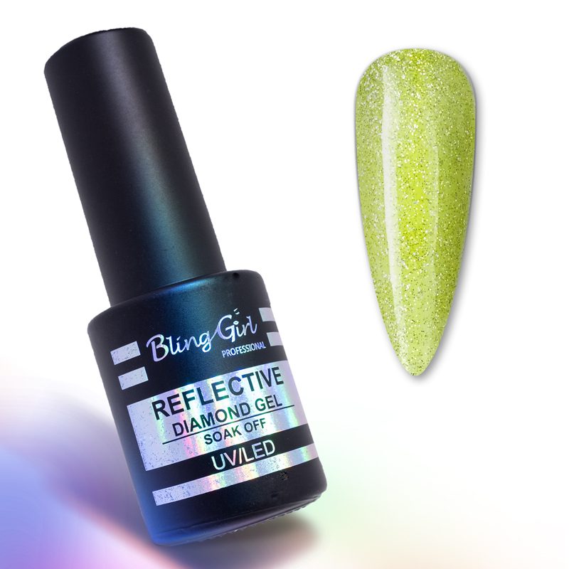 Bling Girl Reflective Diamond Gel Soak Off UV LED 10ml 019-8278