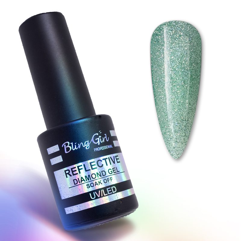 Bling Girl Reflective Diamond Gel Soak Off UV LED 10ml 021-8278