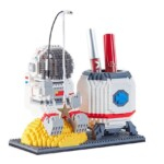 Starfish Astronaut Pen Holder Bricks With LED Light 1588pcs 6903
