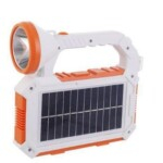 Handheld Solar LED Rechargeable Flashlight AB-TA163