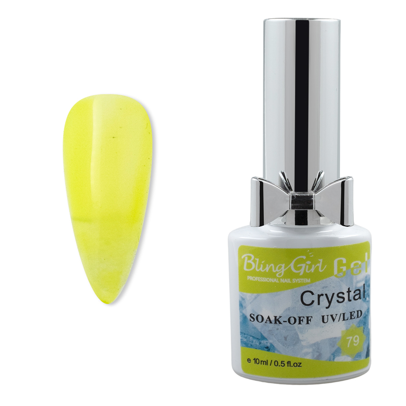 Bling Girl Crystal Gel Soak Off UV LED 10ml 079-3224