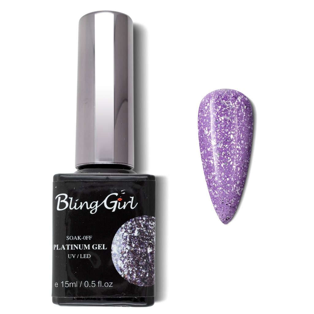 Bling Girl Glamorous Platinum Gel 15ml 008-3142