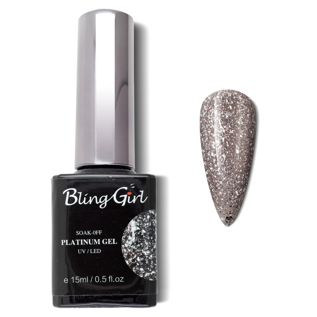 Bling Girl Glamorous Platinum Gel 15ml 013-3142