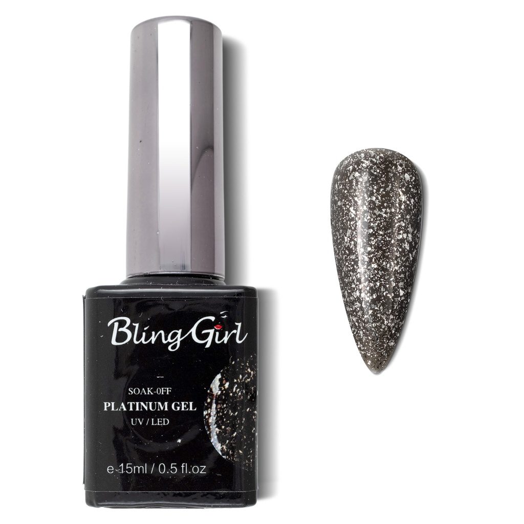 Bling Girl Glamorous Platinum Gel 15ml 018-3142