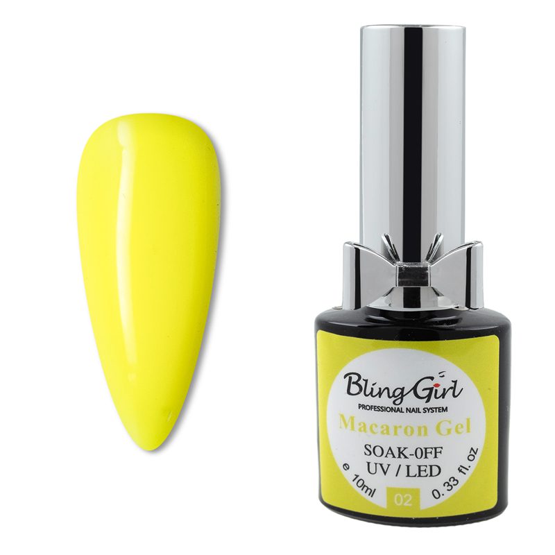 Bling Girl Macaron Gel Soak Off UV LED 10ml 002-4302
