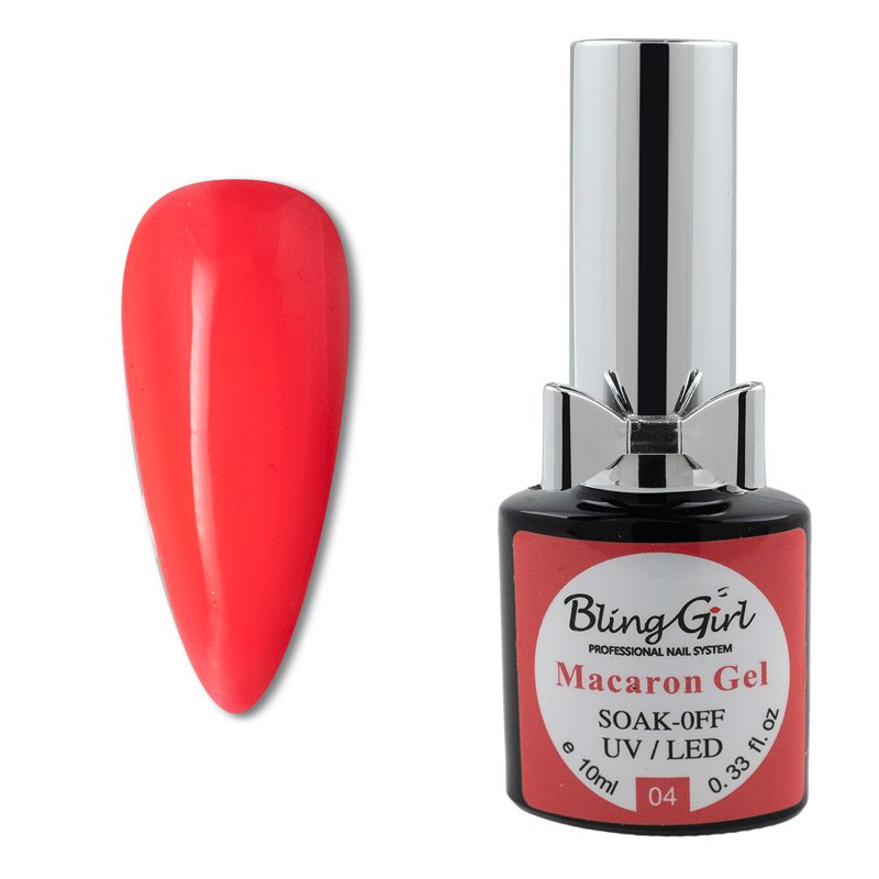 Bling Girl Macaron Gel Soak Off UV LED 10ml 004-4302