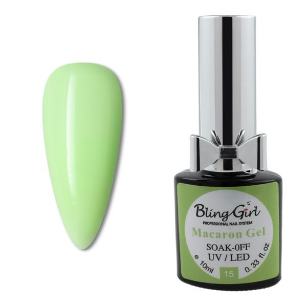Bling Girl Macaron Gel Soak Off UV LED 10ml 015-4302