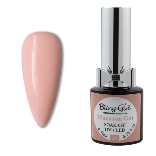Bling Girl Macaron Gel Soak Off UV LED 10ml 021-4302