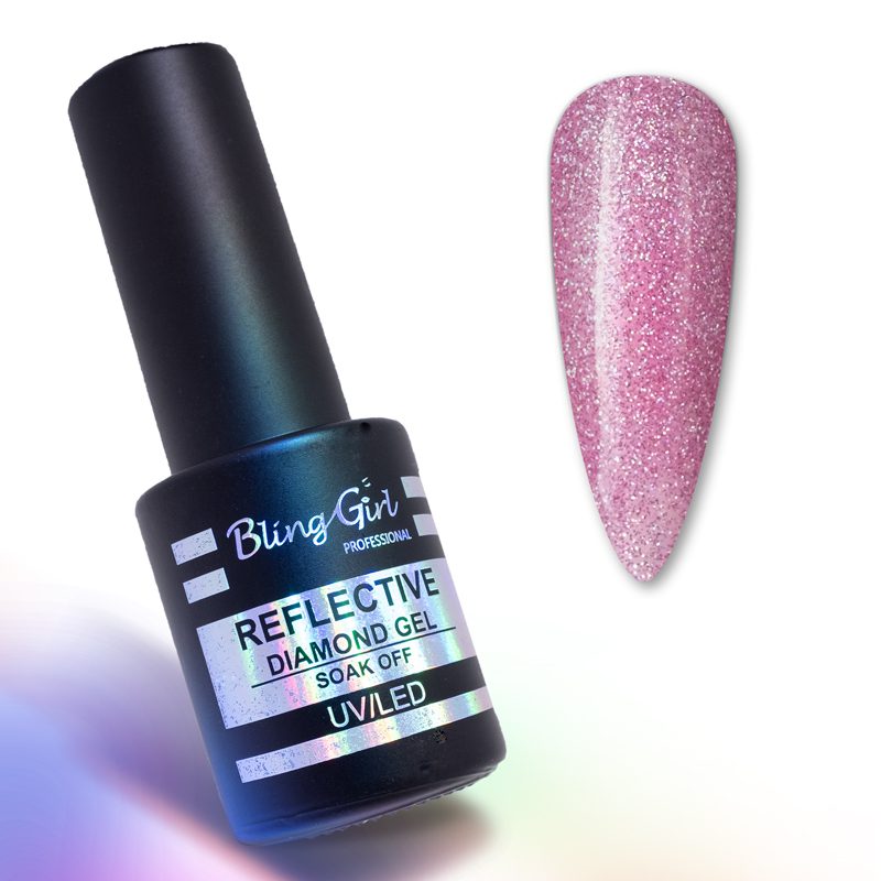 Bling Girl Reflective Diamond Gel Soak Off UV LED 10ml 008-8278