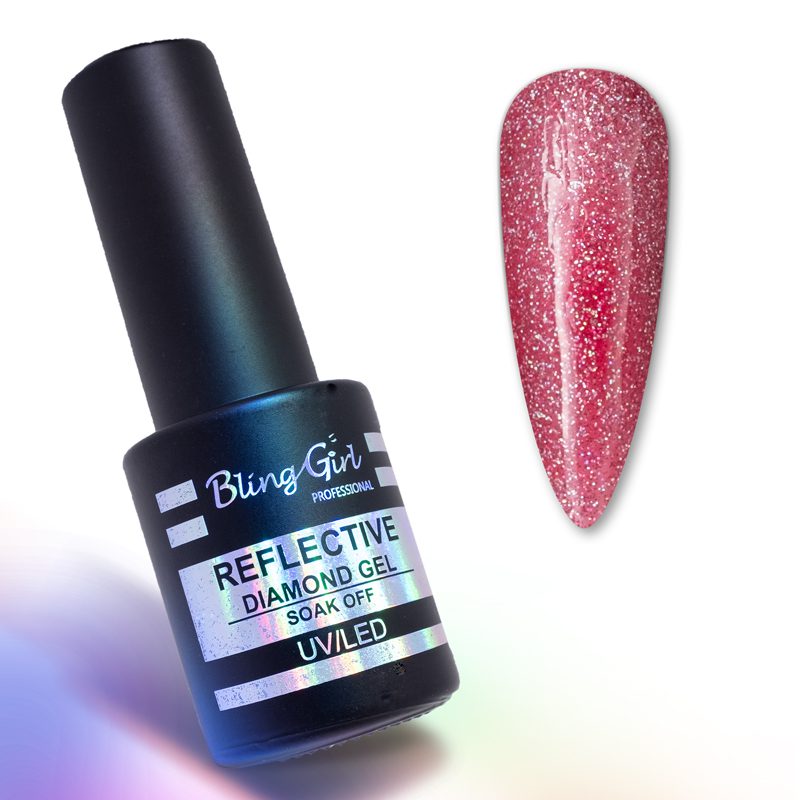 Bling Girl Reflective Diamond Gel Soak Off UV LED 10ml 009-8278