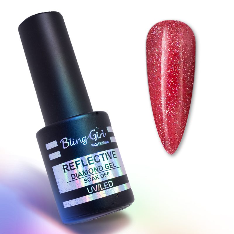 Bling Girl Reflective Diamond Gel Soak Off UV LED 10ml 010-8278