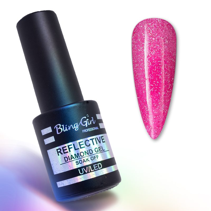 Bling Girl Reflective Diamond Gel Soak Off UV LED 10ml 015-8278
