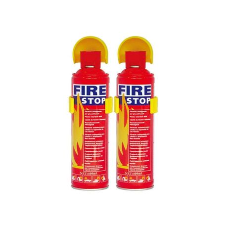 500ml Firestop Portable Fire Extinguisher Pack Of 2