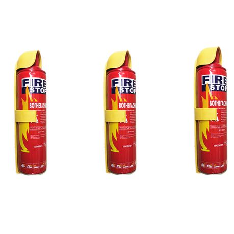 500ml Firestop Portable Fire Extinguisher Pack of 3