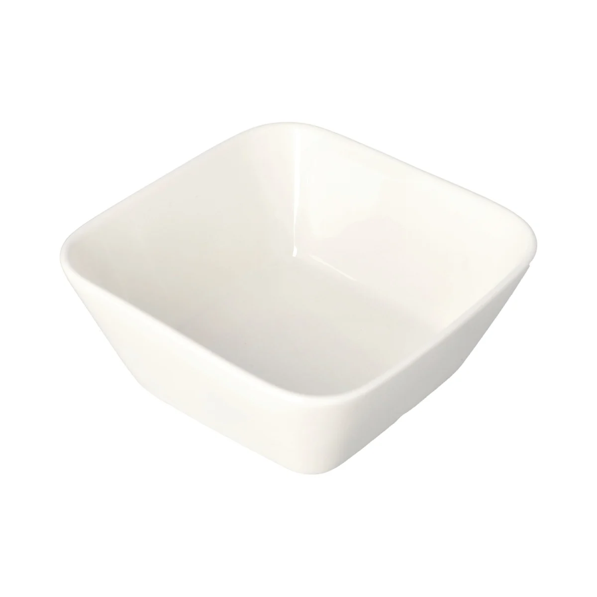 White Square Ceramic Dessert Bowl