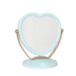 Double Sided Heart Shaped Cosmetic Mirror