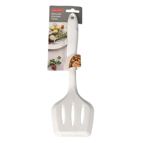 Silicone Marble Slotted Turner Spatula