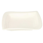 White Square Wavy Pasta Bowl