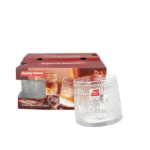 Sunflower Rotating Crystal Glasses 4PCS