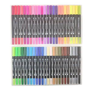 Dual Tip Brush Pens 48 Colors