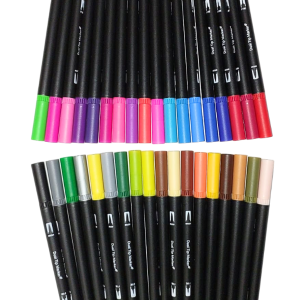 Dual Tip Brush Pens 36 Colors