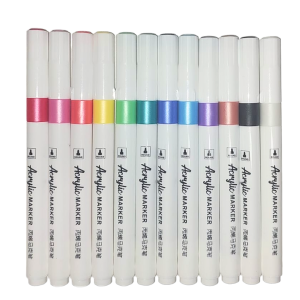 Multi Color Acrylic Makers Pack of 12