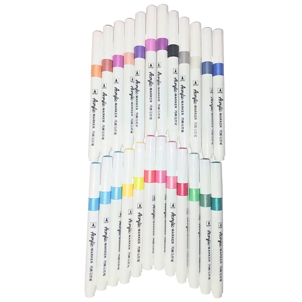 Multi Color Acrylic Makers Pack of 24