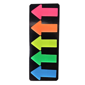 Arrow Sticky Notes 5 Neon Colors