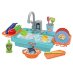 Pretend Play Electric Dishwasher Blue