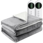 200 x 220 Fast Heating Fleece Throw Electric Blanket