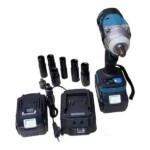 Electric Cordless Impact Wrench With Two Batteries 25V 15000Mah JG20375076