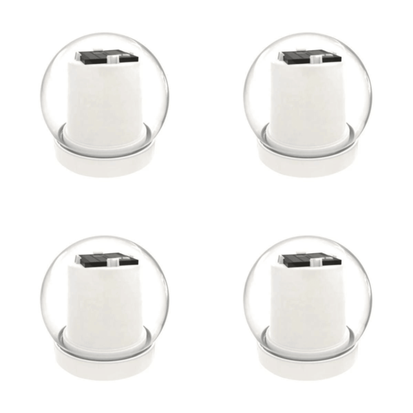 Solar Pool Lights Floating LED Flame Lights pack of 4